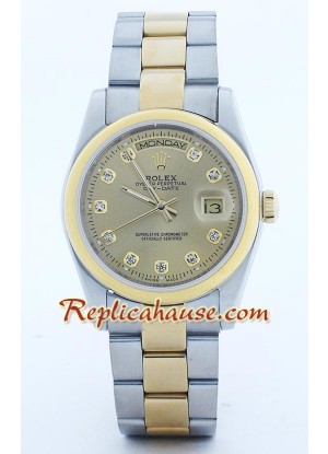 Rolex Réplica Day Date Dos Tonos
