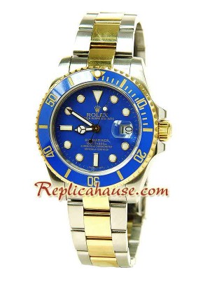Rolex Réplica Submariner Suizo Dos Tonos Reloj