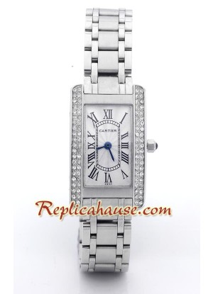 Cartier Tank Americaine Suizo - Dama