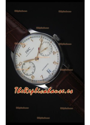 IWC IW500704 Portugieser Reloj Suizo Replica a escala 1:1 Dial Blanco - Versión 2016 Actualizada