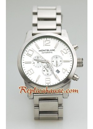 Mont Blanc Réplica Timewalker - Dial Plateado