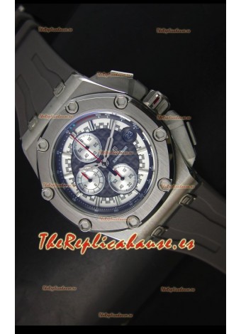 Audemars Piguet Royal Oak Offshore Michael Schumacher Reloj color Gris con Movimiento de Cuarzo