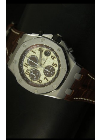 Audemars Piguet Royal Oak Offshore Edición Safari Color Blanco - Ultima Edición Escala 1:1