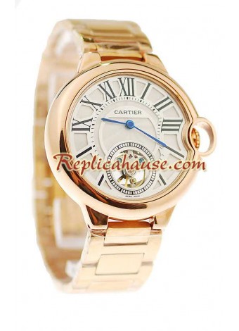 Ballon Blue De Cartier flying Tourbillon Reloj Réplica
