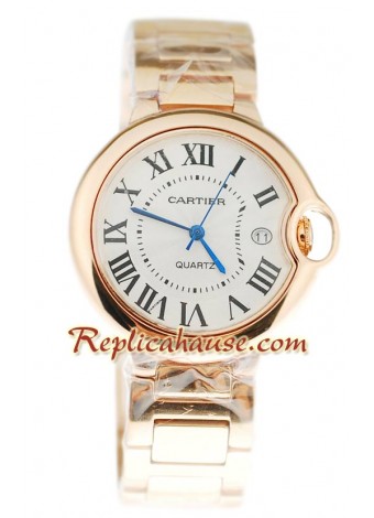 Ballon Blue De Cartier Oro Rosa Reloj