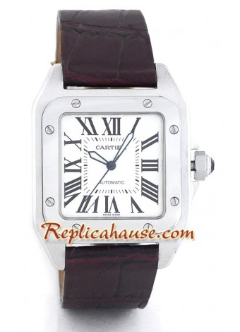 Cartier Réplica Santos 100 para Hombre