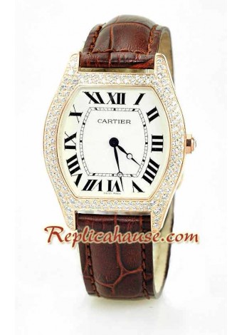 Cartier Tortue Unisex Reloj Suizo de imitación