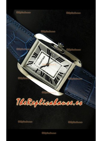 Cartier Tank para damas Réplica Cascasa de acero/Malla púrpura