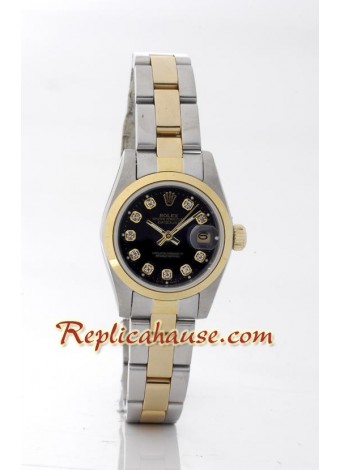 Rolex Réplica Suizo Datejust Reloj para Dama