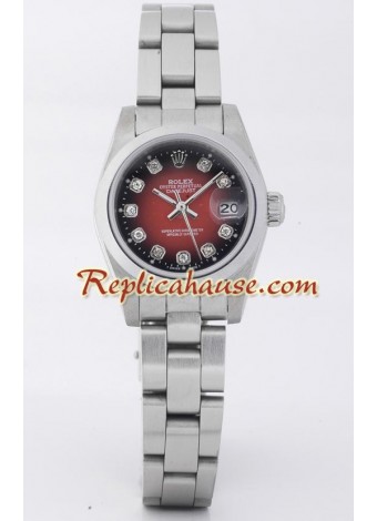 Rolex Réplica Datejust - Silver- Dama -