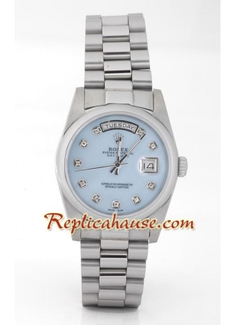 Rolex Réplica Day Date Silver