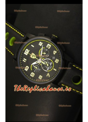Scuderia Ferrari Heritage Reloj Cronógrafo en Acero Negro