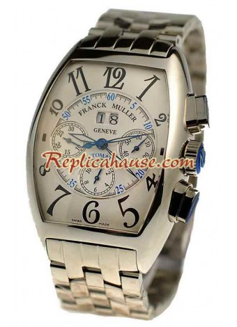 Franck Muller Casablanca Cronógrafo Reloj Suizo de imitación