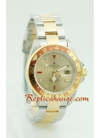 Rolex Réplica GMT Dos Tonos