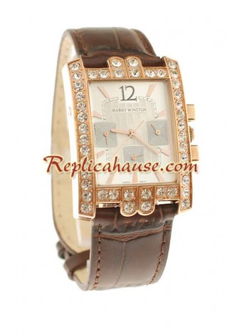 Harry Winston Avenue C Cronógrafo Suizo Dama Reloj Réplica