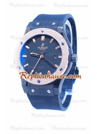 Hublot Classic Fusion Rose Bisel en oro Reloj