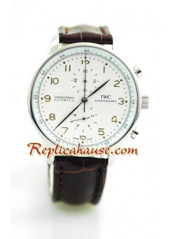 IWC Portuguese Cronógrafo Reloj Réplica