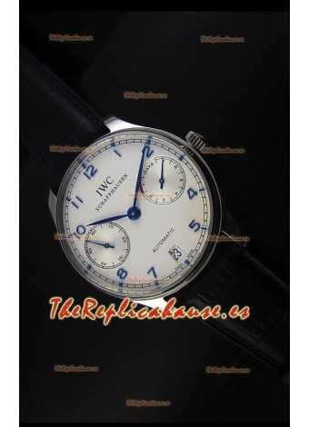 IWC Portugieser IW500705 Reloj Suizo Automático en Dial Blanco - Réplica Espejo Actualizada 1:1  