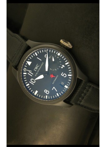 IWC Big Pilot Top Gun Reloj en Caja de Cerámica - Réplica a Escala 1:1
