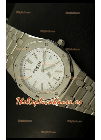 Audemars Piguet Royal Oak Ultra Thin, Reloj Réplica Suiza, Dial Blanco