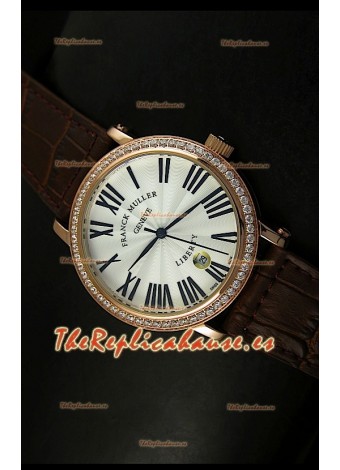 Franck Muller Master of Complications Liberty, Reloj Japonés, correa marrón