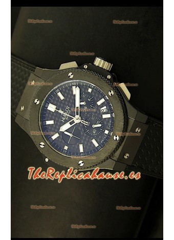 Hublot Big Bang Black, Reloj con caja de Cerámica Negra, con Movimiento de Cuarzo
