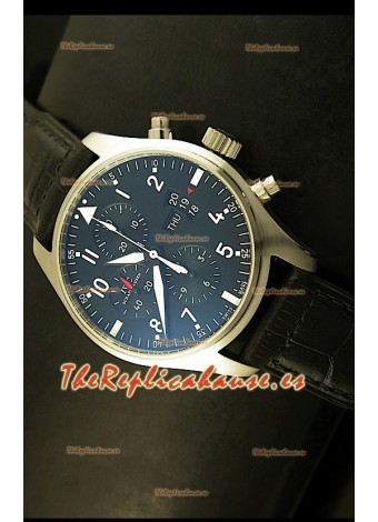 IWC Fliegeruhr, Reloj Suizo cronógrafo, réplica escala 1:1