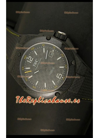 IWC Ingenieur Reloj Réplia Suiza caja de Carbono, Dial de Carbono
