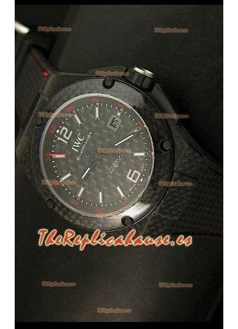 IWC Ingenieur Reloj Réplia Suiza caja de Carbono, Dial de Carbono