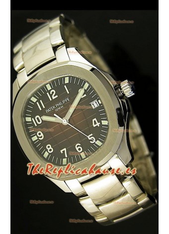 Patek Philippe 5167 Aquanaut Jumbo Reloj Réplica Suiza -  réplica en escala 1:1, Dial Marrón