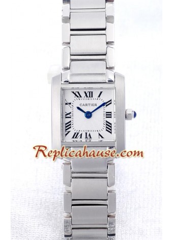 Cartier Tank Francaise Reloj de Dama