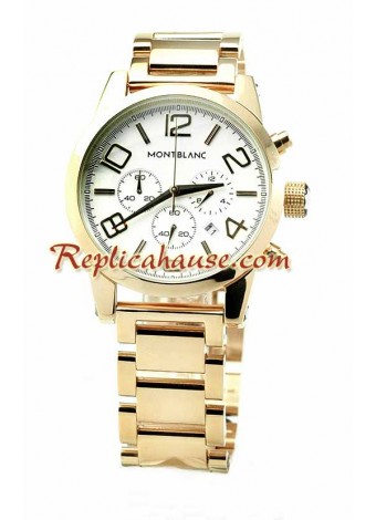 Mont Blanc Timewalker Gold Reloj Réplica