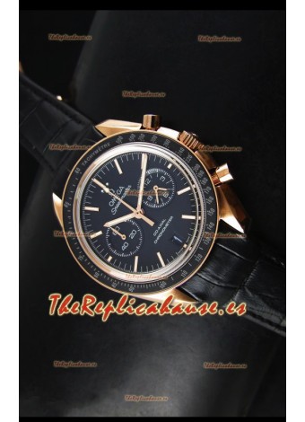 Omega Speedmaster Moon Reloj Réplica Japonés Co-Axial Caja en Oro Rosado