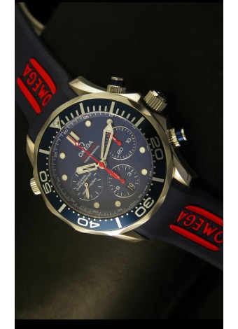Omega Seamaster 300M Reloj Suizo Edición Emiratos - Réplica a Escala 1:1