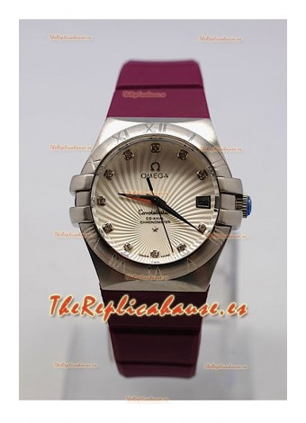 Omega Constellation para damas Réplica –  Carcasa de acero - 35 mm.