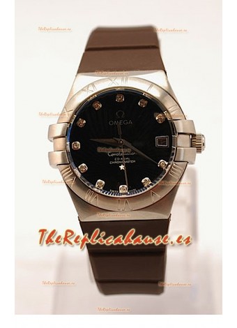 Omega Constellation para damas Réplica –  Carcasa de acero - 35 mm.