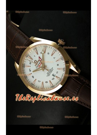 Omega Seamaster Aquaterra Calendario Anual GMT Réplica Suiza