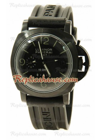 Panerai Luminor GMT 10 Days Reloj Suizo de imitación