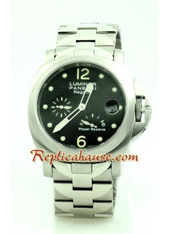 Panerai Luminor Regatta Bateria de Reserva Pam222 Reloj Suizo