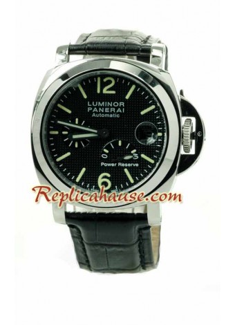Panerai Luminor Bateria de Reserva Regetta Movimiento Japonés Reloj