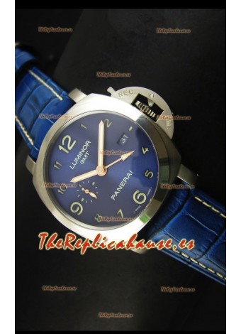 Panerai Luminor Marina GMT PAM437L Reloj Suizo de Titanio - Réplica Espejo 1:1