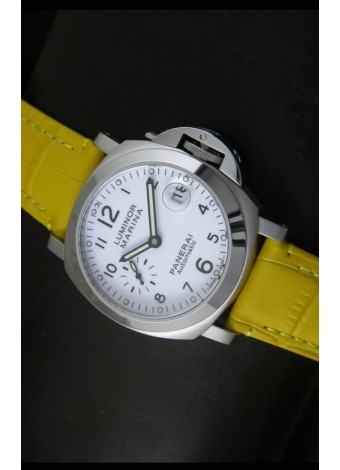 Panerai Luminor Marina PAM49 40MM Reloj Suizo - Correa color Amarillo