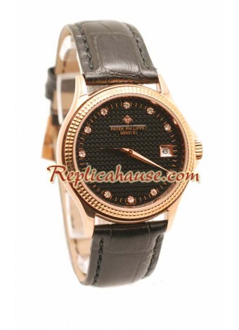 Patek Philippe Geneve Reloj Réplica - Oro Rosa