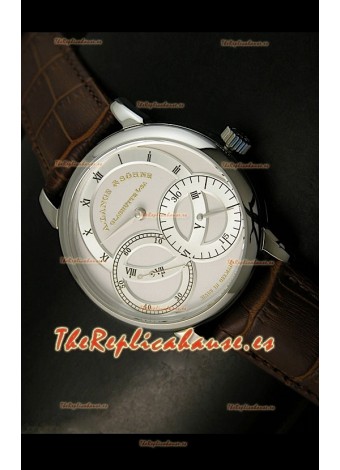 Alange Sohne Dual Sub Dials Japonés, Esfera Marrón