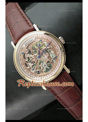Breguet Skeleton  Reloj Japonés en Oro