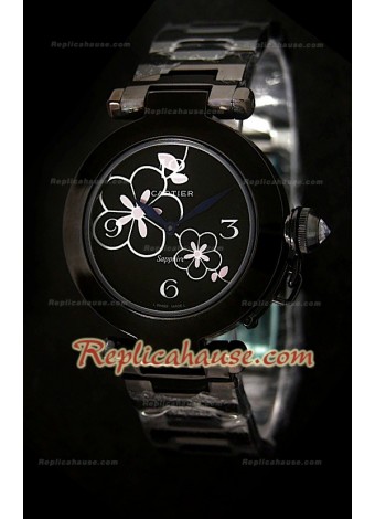 Pasha De Cartier Reloj Japonés en PVD