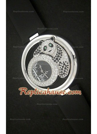 Le Cirque Animalier de Cartier Reproducción Reloj Suizo con Cristales Swarovski Genuinos 