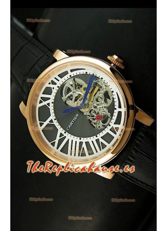 Rotonde De Cartier Cadran Love, Réplica Japonesa – Carcasa de oro amarillo     