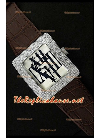 Franck Muller enfenity Réplica Reloj Señoras con Números romanos 