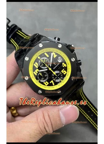 Audemars Piguet Royal Oak Offshore Bumble Bee Cronógrafo Dial Negro - Caja de Carbon Forjado